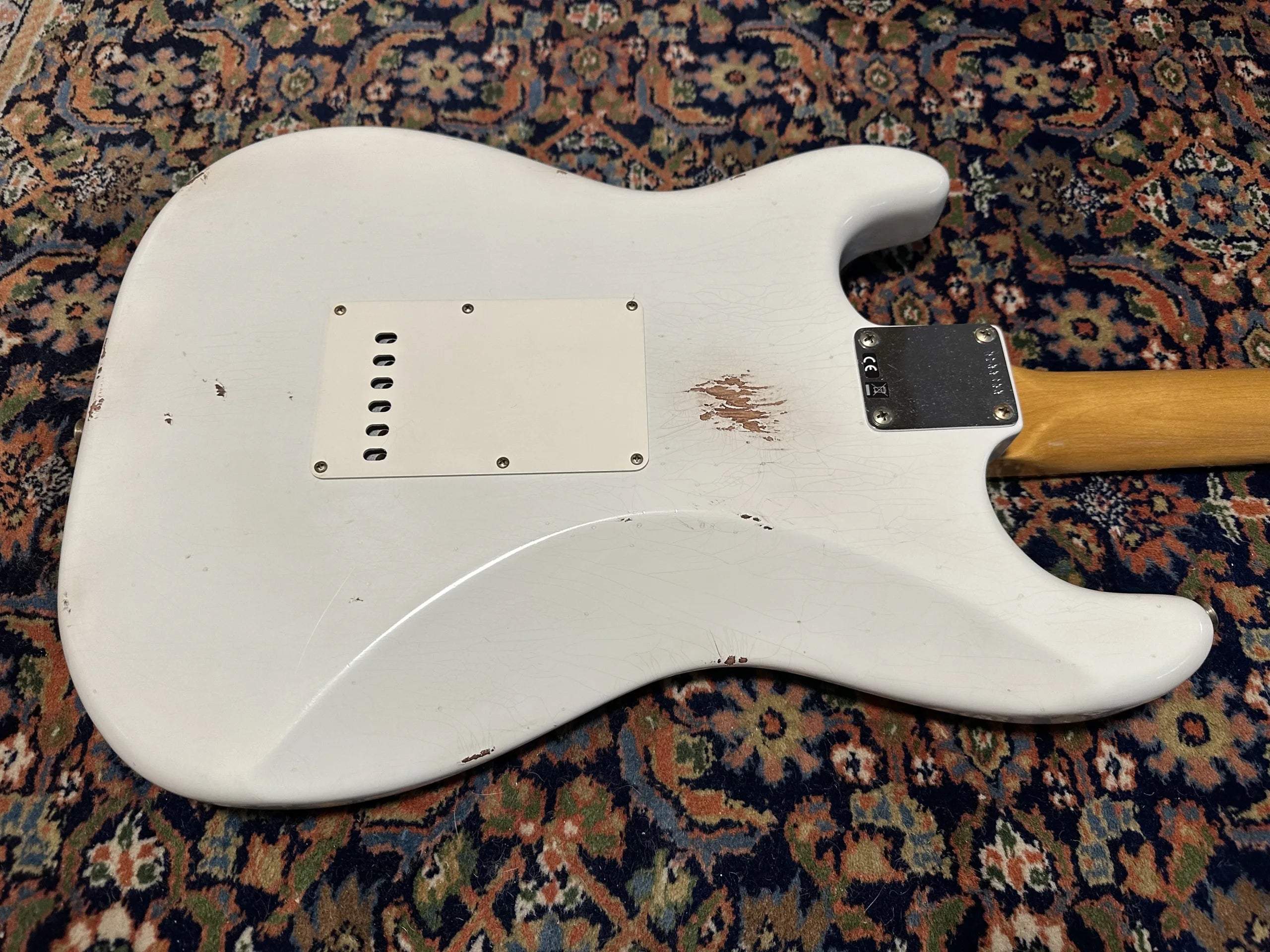 ★Custom Relic OlympicWhite Stratocaster★ Fender Custom Shop '63 Relic Stratocaster 2023 Olympic White